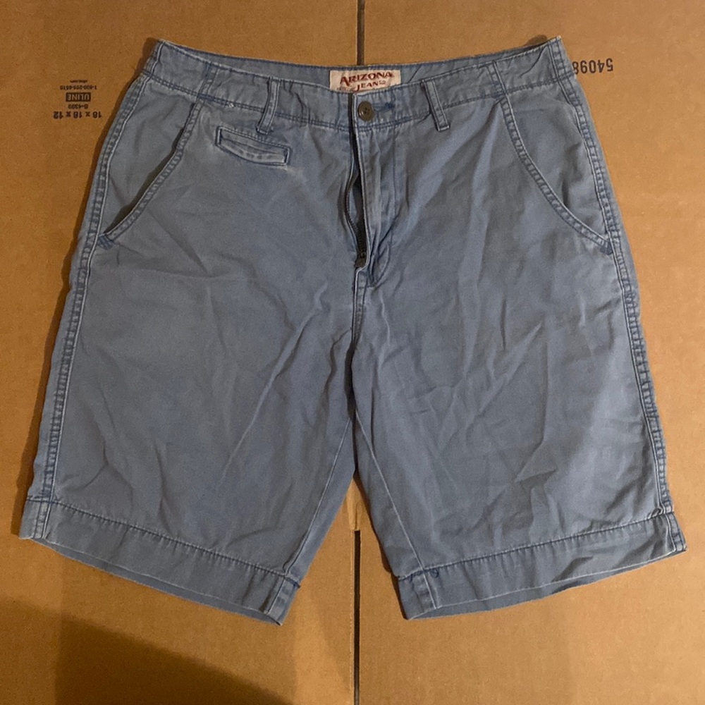 Flat front shorts